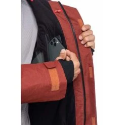 686 GEO Insulated Jacket - Men's -Ski Series fw23 686 mensgeoinsulatedjacket brickredcolorblock 6