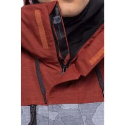 686 GEO Insulated Jacket - Men's -Ski Series fw23 686 mensgeoinsulatedjacket brickredcolorblock 7