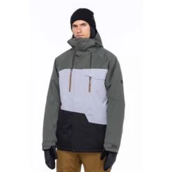 686 GEO Insulated Jacket - Men's -Ski Series fw23 686 mensgeoinsulatedjacket goblingreencolorblock 1