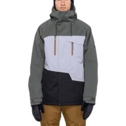 686 GEO Insulated Jacket - Men's -Ski Series fw23 686 mensgeoinsulatedjacket goblingreencolorblock 2