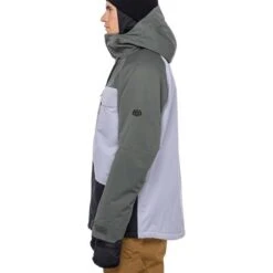 686 GEO Insulated Jacket - Men's -Ski Series fw23 686 mensgeoinsulatedjacket goblingreencolorblock 3