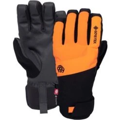 686 GTX Linear Under Cuff Glove - Men's -Ski Series fw23 686 mensgtxlinearundercuffglove fluroorange 1