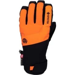 686 GTX Linear Under Cuff Glove - Men's -Ski Series fw23 686 mensgtxlinearundercuffglove fluroorange 2