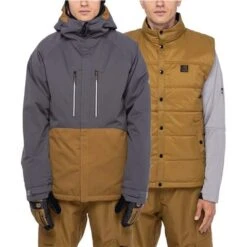 686 Smarty 3-1 State Jacket - Men's -Ski Series fw23 686 menssmarty3 1statejacket charcoalcolorblock 3