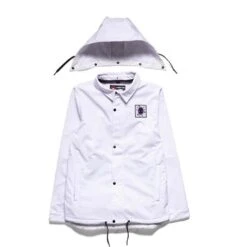 686 Waterproof Coaches Jacket - Men's -Ski Series fw23 686 menswaterproofcoachesjacket white 5