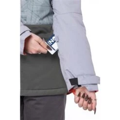 686 Athena Insulated Jacket - Women's -Ski Series fw23 686 womensathenainsulatedjacket goblingreencolorblock 12
