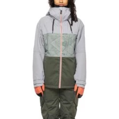 686 Athena Insulated Jacket - Women's -Ski Series fw23 686 womensathenainsulatedjacket goblingreencolorblock 2