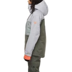 686 Athena Insulated Jacket - Women's -Ski Series fw23 686 womensathenainsulatedjacket goblingreencolorblock 3