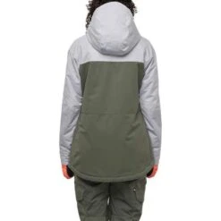 686 Athena Insulated Jacket - Women's -Ski Series fw23 686 womensathenainsulatedjacket goblingreencolorblock 4