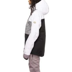686 Athena Insulated Jacket - Women's -Ski Series fw23 686 womensathenainsulatedjacket whitegeocolorblock 3