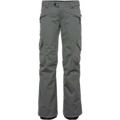 686 Aura Insulated Cargo Pant - Women's -Ski Series fw23 686 womensaurainsulatedcargopant goblingreen 1