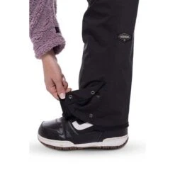 686 Black Magic Insulated Bib - Women's -Ski Series fw23 686 womensblackmagicinsulatedbib blackgeojacquard 8