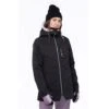686 Cloud Insulated Jacket - Women's -Ski Series fw23 686 womenscloudinsulatedjacket blackgeojacquard 1