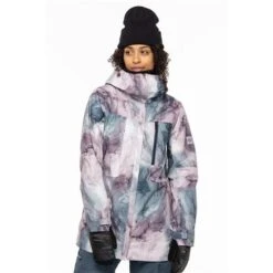 686 Mantra Insulated Jacket - Women's -Ski Series fw23 686 womensmantrainsulatedjacket dustyorchidmarble 1