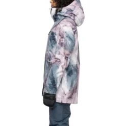 686 Mantra Insulated Jacket - Women's -Ski Series fw23 686 womensmantrainsulatedjacket dustyorchidmarble 3