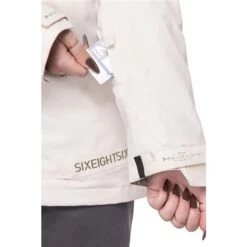 686 Smarty Spellbound Jacket - Women's -Ski Series fw23 686 womenssmartyspellboundjacket birchgeojacquard 3