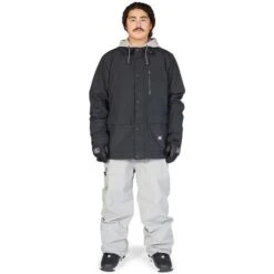 DC SHOES DC Bandwidth Jacket - Men's -Ski Series fw23 dc mensbandwidthjacket black 5