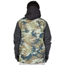 DC SHOES DC Bandwidth Jacket - Men's -Ski Series fw23 dc mensbandwidthjacket woodlandcamogreen 2