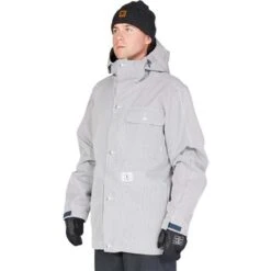 DC SHOES DC Servo Jacket - Men's -Ski Series fw23 dc mensservojacket hickorystripe 5
