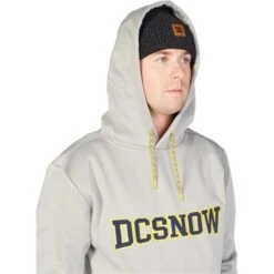 DC SHOES DC Snowstar Fleece Top - Men's -Ski Series fw23 dc menssnowstarfleecetop wilddove 6