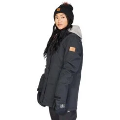 DC SHOES DC Bandwidth Jacket - Women's 22 DC SHOES DC Bandwidth Jacket - Women's -Ski Series fw23 dc womensbandwidthjacket black 4