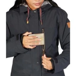 DC SHOES DC Bandwidth Jacket - Women's 23 DC SHOES DC Bandwidth Jacket - Women's -Ski Series fw23 dc womensbandwidthjacket black 5