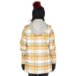 DC SHOES DC Bandwidth Jacket - Women's 30 DC SHOES DC Bandwidth Jacket - Women's -Ski Series fw23 dc womensbandwidthjacket plaidpelican 2