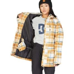 DC SHOES DC Bandwidth Jacket - Women's 33 DC SHOES DC Bandwidth Jacket - Women's -Ski Series fw23 dc womensbandwidthjacket plaidpelican 5