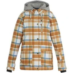 DC SHOES DC Bandwidth Jacket - Women's 35 DC SHOES DC Bandwidth Jacket - Women's -Ski Series fw23 dc womensbandwidthjacket plaidpelican 7