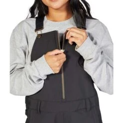 DC SHOES DC Collective Soft Shell Bib - Women's 20 DC SHOES DC Collective Soft Shell Bib - Women's -Ski Series fw23 dc womenscollectivesoftshellbib black 5