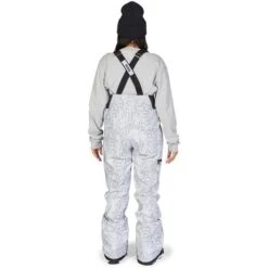 DC SHOES DC Collective Soft Shell Bib - Women's 24 DC SHOES DC Collective Soft Shell Bib - Women's -Ski Series fw23 dc womenscollectivesoftshellbib white 2