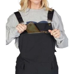 DC SHOES DC Crusade Bib - Women's -Ski Series fw23 dc womenscrusadebib black 4