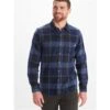 Marmot Fairfax Midweight Flannel - Men's -Ski Series fw23 marmot mensfairfaxmidweightflannel arcticnavy 1