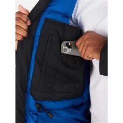 Marmot Mammoth Parka - Men's -Ski Series fw23 marmot mensmammothparka blackdarkazure 5