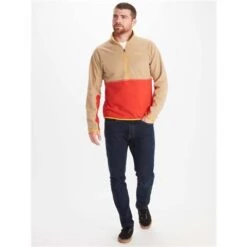 Marmot Rocklin 1/2 Zip - Men's -Ski Series fw23 marmot mensrocklinhalfzip shetlandcairo 3