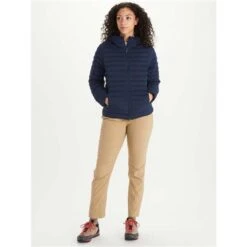 Marmot Echo Featherless Hoody - Women's -Ski Series fw23 marmot womensechofeatherlesshoody arcticnavy 3