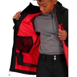 Obermeyer Axel Jacket - Boy's (Teen) 26 Obermeyer Axel Jacket - Boy's (Teen) -Ski Series fw23 obermeyer boysaxeljacket brakelight 5