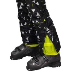 Obermeyer Brisk Print Pant - Boy's (Teen) -Ski Series fw23 obermeyer boysbriskprintpant checksix 3