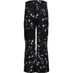 Obermeyer Brisk Print Pant - Boy's (Teen) -Ski Series fw23 obermeyer boysbriskprintpant checksix 5