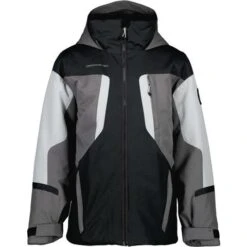 Obermeyer Fleet Jacket - Boy's (Teen) -Ski Series fw23 obermeyer boysfleetjacket black 6