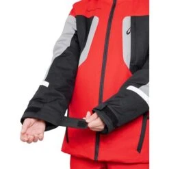 Obermeyer Fleet Jacket - Boy's (Teen) -Ski Series fw23 obermeyer boysfleetjacket brakelight 3