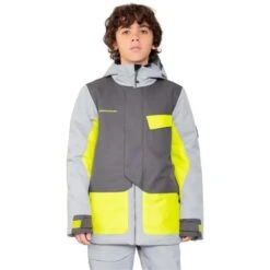 Obermeyer Gage Jacket - Boy's (Teen) -Ski Series fw23 obermeyer boysgagejacket shale 1
