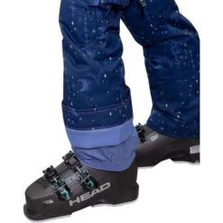 Obermeyer Anya Bib Pant - Girl's (Teen) -Ski Series fw23 obermeyer girlsanyabibpant mymoon stars 5