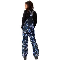 Obermeyer Anya Bib Pant - Girl's (Teen) -Ski Series fw23 obermeyer girlsanyabibpant nightlife 2