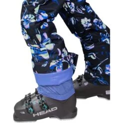Obermeyer Anya Bib Pant - Girl's (Teen) -Ski Series fw23 obermeyer girlsanyabibpant nightlife 6