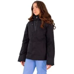 Obermeyer Rylee Jacket - Girl's (Teen) -Ski Series fw23 obermeyer girlsryleejacket black 1