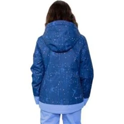 Obermeyer Taja Print Jacket - Girl's (Teen) -Ski Series fw23 obermeyer girlstajaprintjacket mymoon stars 2