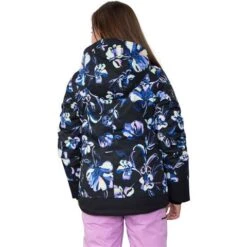 Obermeyer Taja Print Jacket - Girl's (Teen) -Ski Series fw23 obermeyer girlstajaprintjacket nightlife 2