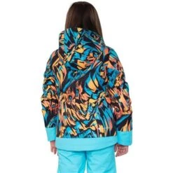 Obermeyer Taja Print Jacket - Girl's (Teen) -Ski Series fw23 obermeyer girlstajaprintjacket swirlwind 2