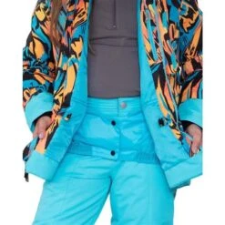 Obermeyer Taja Print Jacket - Girl's (Teen) -Ski Series fw23 obermeyer girlstajaprintjacket swirlwind 4